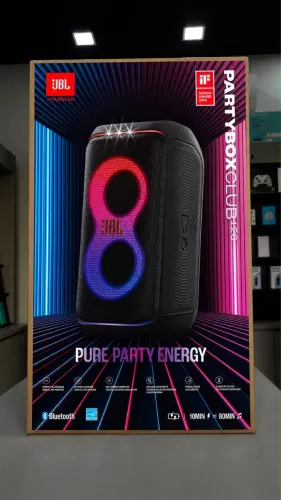 Caixa de Som JBL PartyBox Club 120 Bluetooth Amplificada Portátil 160W USB