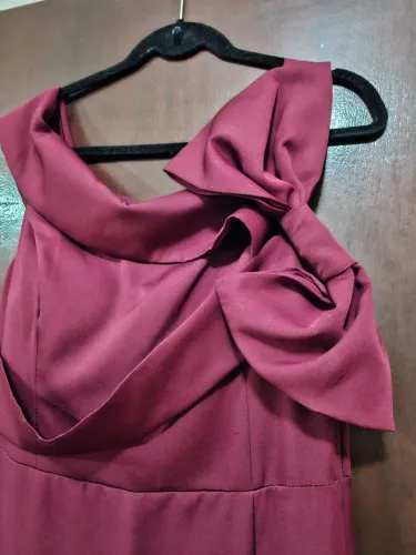 Vestido de Festa Longo Marsala - Tamanho 44