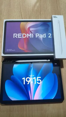 Tablet Redmi Pad 2 - 256/8 + Caneta Redmi + Capa Protetora (Completo na Caixa)