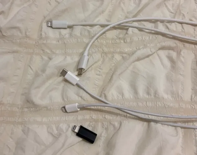 kit cabos lightning apple e baseus + brinde: adaptador usb-c para lightning