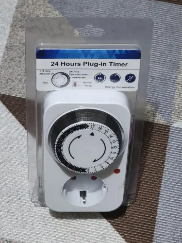 Timer Temporizador Analógico Programável 230v - entrada formato europeu