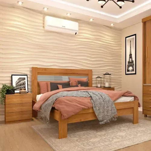 Cama de casal safira - 2 opções de cores