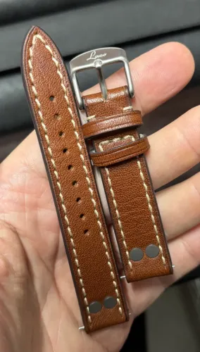 Pulseira de couro original Laco Augsburg 39mm
