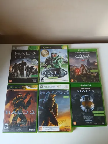 Jogos xbox coleção halo