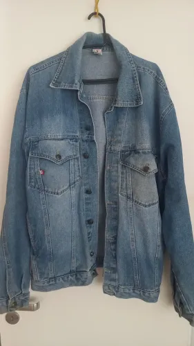 JAQUETA JEANS MASCULINA USADAS TAM G