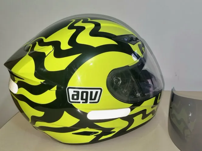 Capacete AGV K3 - Valentino Rossi 46 novíssimo 