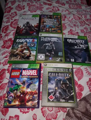 CONJUNTO 6 JOGOS XBOX 360 ?
