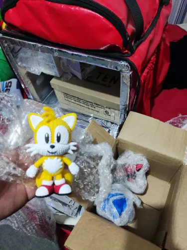 Boneco 3D Tails