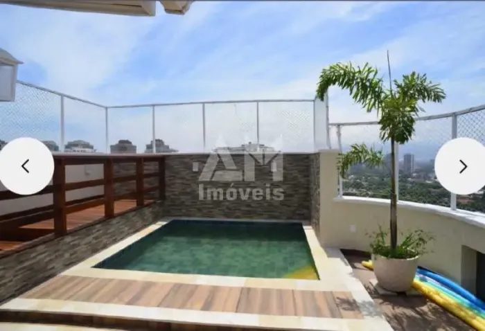 Cobertura Duplex à Venda na Barra da Tijuca | 4 Quartos | Piscina Privativa | Varandas do