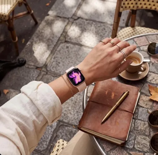 APPLE WATCH SÉRIES 11 42MM ROSE GOLD (NOVO) LACRADO NO MENOR PREÇO