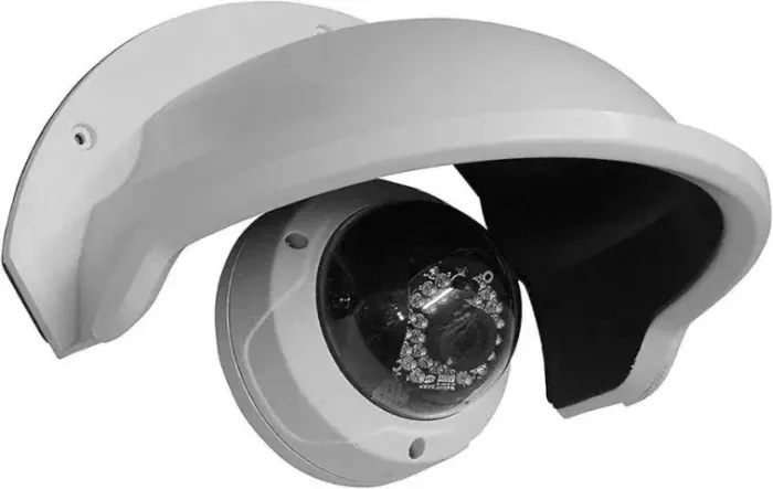 Cúpula Capa de Proteção Contra Chuva e Sol Universal Para Câmeras IP Externa Branco - Novo
