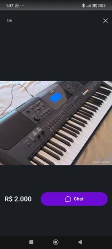 Teclado Yamaha E 453