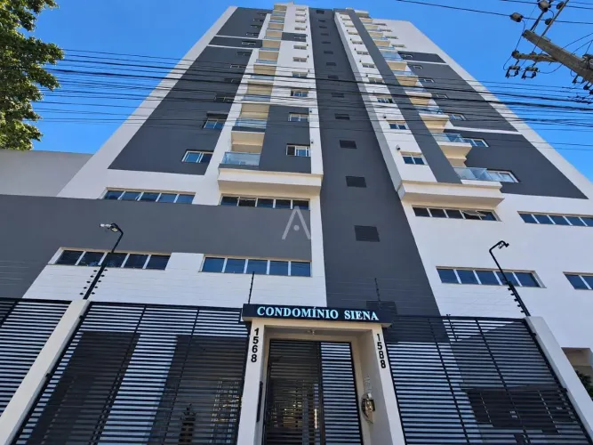 Apartamento no centro para locação Edifício Siena com 2 quartos sendo 1 suíte em Cascavel