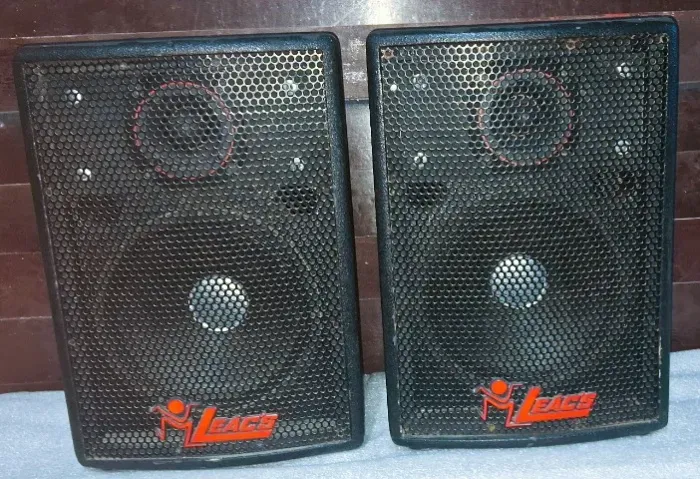 PAR DE CAIXAS DE SOM PASSIVAS LEACS 10 POLEGADAS 350 W RMS