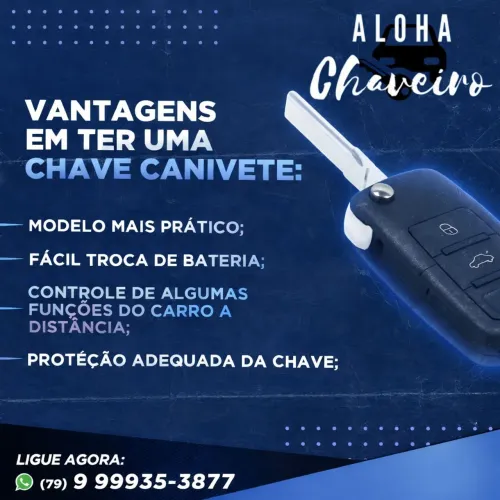 TRANSFORME SUA CHAVE COMUM EM CANIVETE!! CHAVEIRO 24 HORAS E EM DOMICÍLIO!