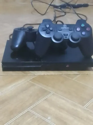 PS2 com imagem 1controle paralelo memory card desbloqueado