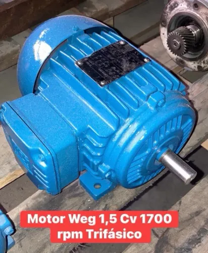 Motor Weg 1,5 Cv 1700 Rpm Trifásico Usado 