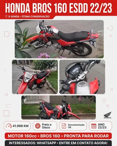 Bros 160 esdd flexone de procedência 