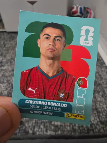FIGURINHA CR7 CRISTIANO RONALDO ORIGINAL PANINI