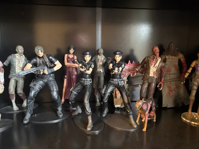 Jill valentine black neca action figure resident evil 