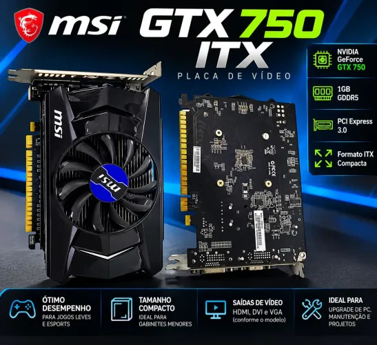 ? PLACA DE VÍDEO MSI - PCI EXPRESS - LEIA O ANÚNCIO