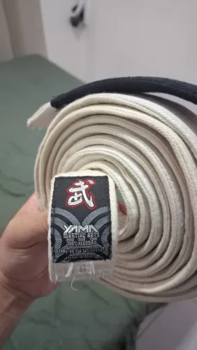 Faixa branca jiu-jitsu yama tamanho 6