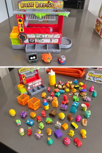The Grossery Gang Horrid Hotdogs + 40 Personagens - Coleção Completa