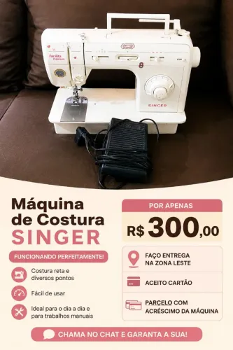 Maquina de costura SINGER