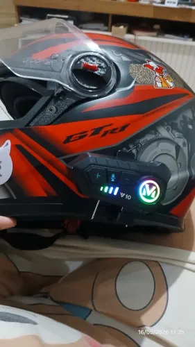 Fone para capacete novos na caixa
