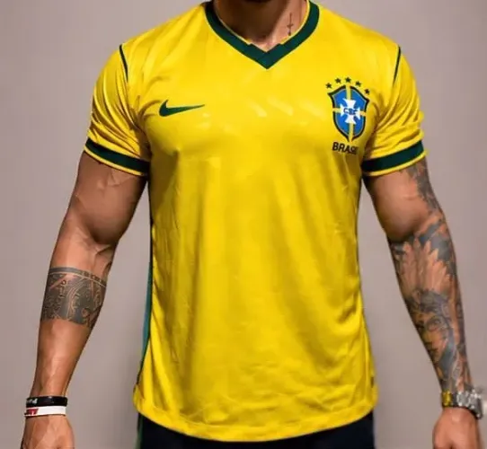 Camisa Brasil Seleção Copa do Mundo 2026 Inédita Vários Tamanhos