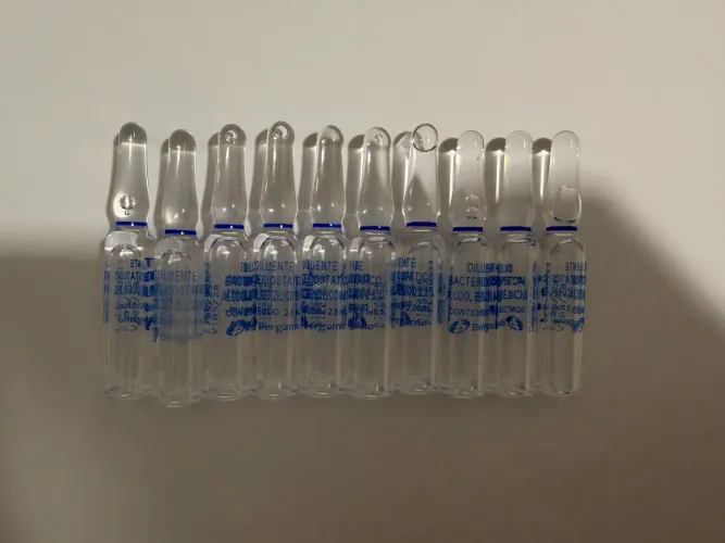 Água Diluente 10UN - Bacteriostático 2ml