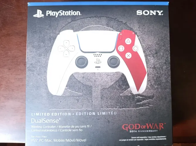 Dualsense God of War Edição Especial de 20 Anos