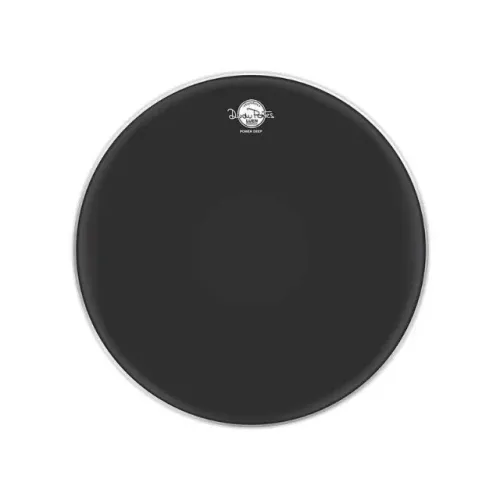 Pele Power Deep para caixa ou tom 13" preta com reforço central Luen Dudu Portes