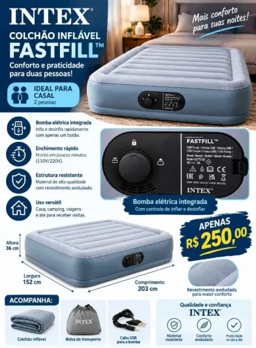 Colchão inflável