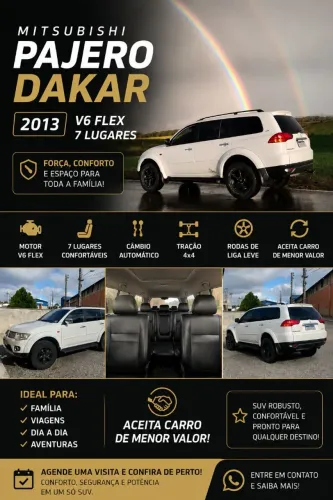 Mitsubishi Pajero Dakar/hpe 3.5 4X4 Flex 5P Aut. 2013