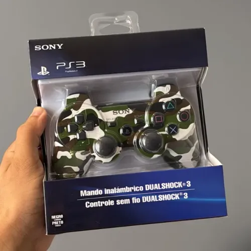 Controle Ps3 Sem Fio Modelo Camuflado Promoção Manaus