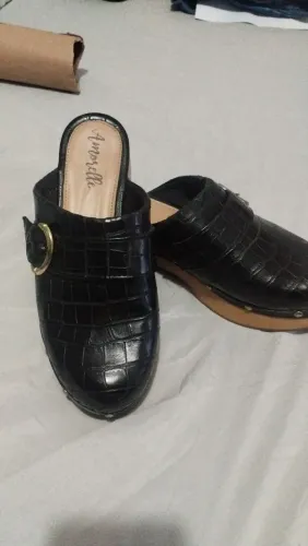 Tamanco preto confort 38