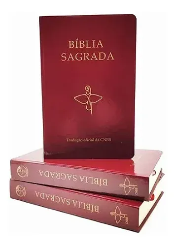 Bíblia Sagrada Capa Vinho Tradução Oficial da CNBB - 6ª Edição