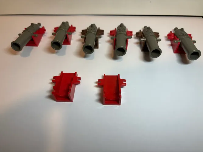 Lego original - lote com canhões
