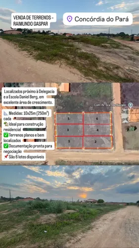 Vende-se terreno no Raimundo Gaspar | Concórdia do Pará