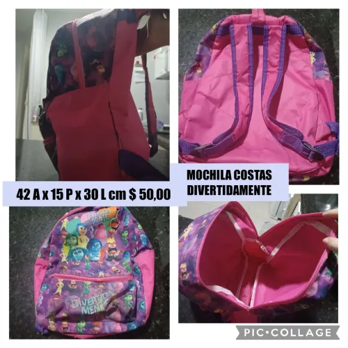 Mochila costas Divertidamente