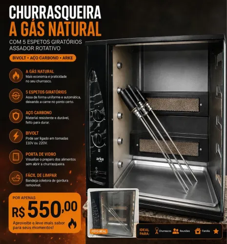 Churrasqueira a gás