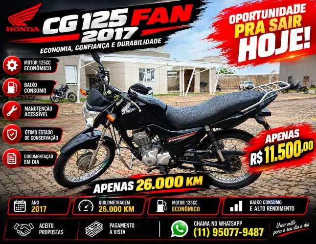Fan 125 i apenas 26 mil km