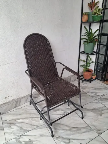 Cadeira de balanço com molas