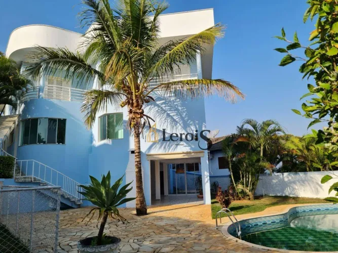 Casa com 5 dormitórios à venda, 463 m² por R$ 1.600.000,00 - Condomínio Campos de Santo An