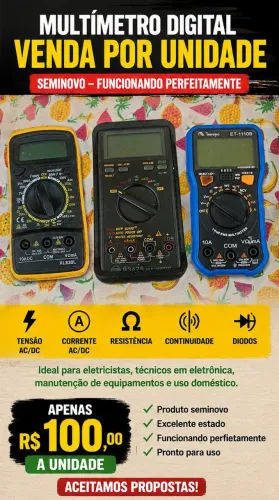 MULTÍMETROS DIGITAIS