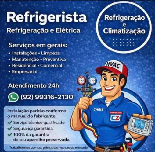 Instalação e Limpeza de ar condicionado