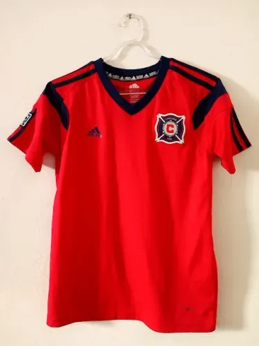 Camisa infantil do Chicago Fire dos Eua 2015 Adidas 