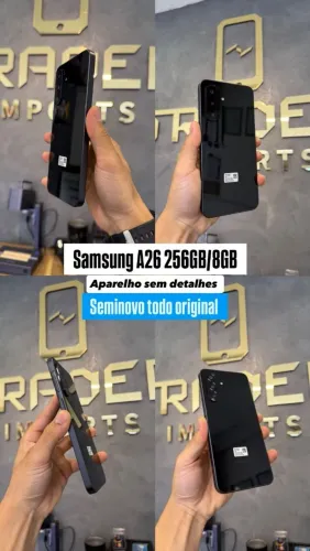 Samsung Galaxy A26 5G 256 GB branco 8 GB RAM - Excelente