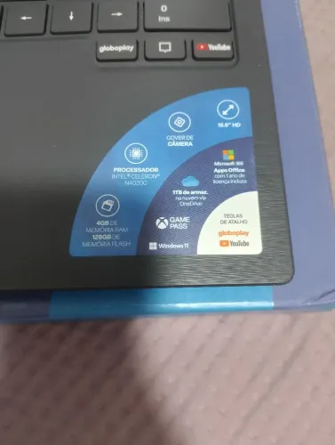 Vende-se notebook ultra 128gb tela 15.6 4GB windows 11.